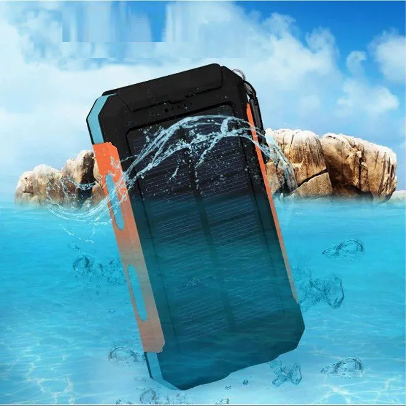20000mAh Solar Power Bank External Battery
